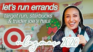 RUN ERRANDS WITH ME (& my mom) // vlogmas day 9, target + starbucks + trader joe's