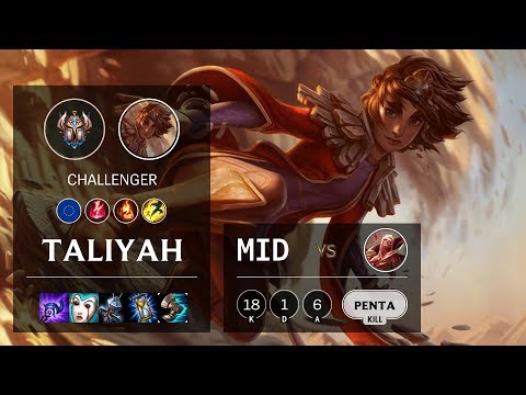 Taliyah Mid vs Vladimir - EUW Challenger Patch 10.4