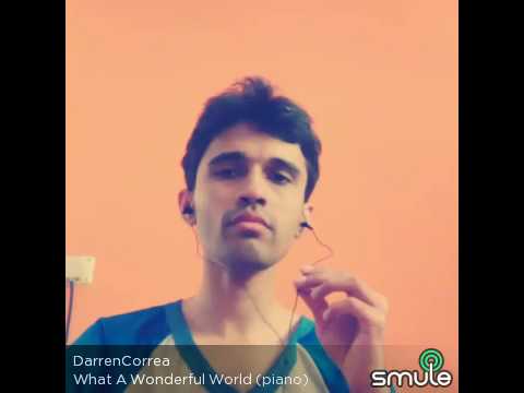 Darren Correa - What a Wonderful World (Acoustic Piano)