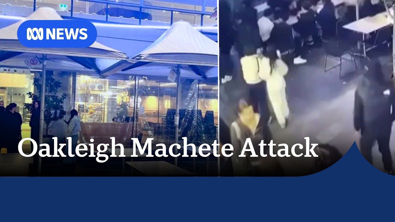Man hospitalised after machete attack at mall in Melbourne's south-east | ABC NEWS