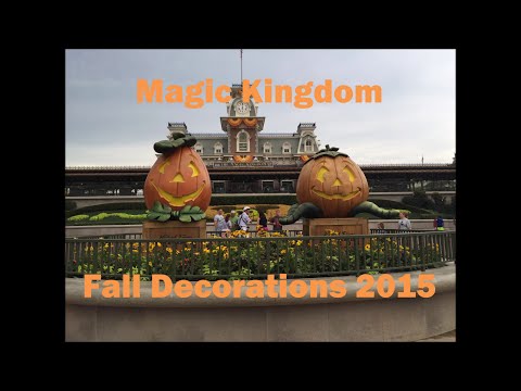 Magic Kingdom | Fall Decorations 2015