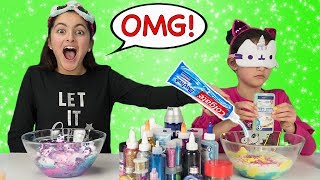 Elena Cheated!!! Blindfolded Slime Challenge!