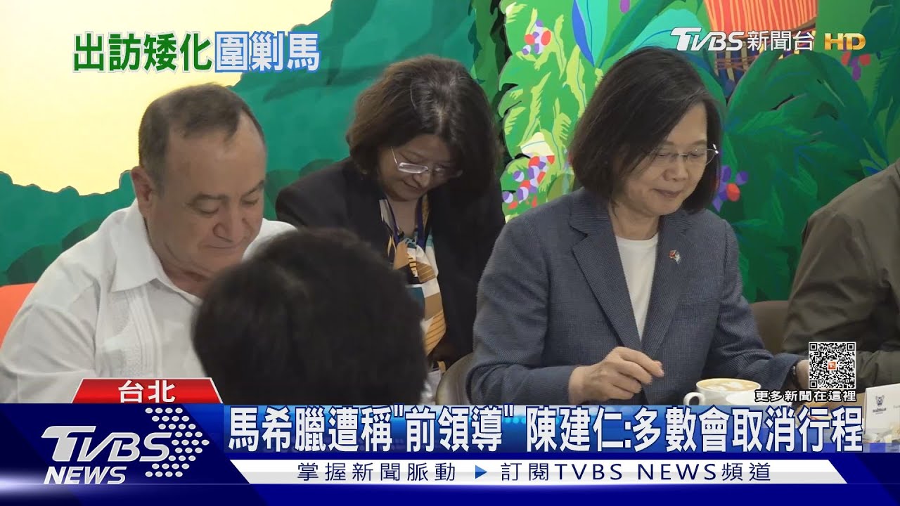 馬希臘遭稱「前領導」 陳建仁:多數會取消行程