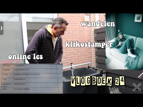 NiENKE EN MiNEKE THUiS DOOR CORONA?! & KLiKOSTAMPER TESTEN & WANDELEN || vlogboek 24|| famderooij