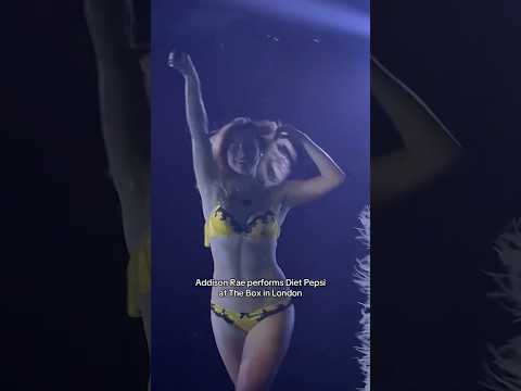 Addison Rae London Diet Pepsi The Box in Soho Live Concert ⚜️