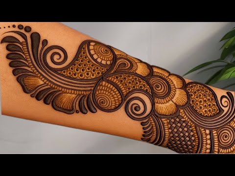 Most Beautiful Arabic Mehndi Design Ever 😍 | Full HD Step By Step