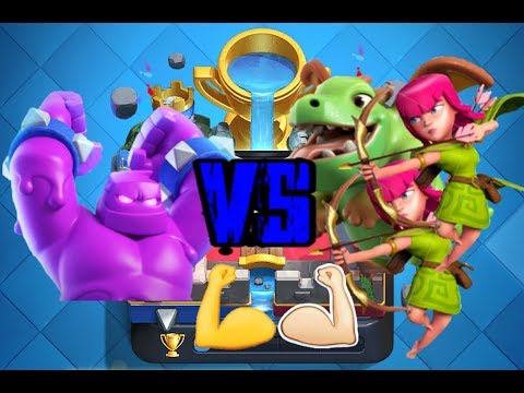 Элексирный голем 👹👹 VS всё карты 💪💪💪! Clash Royale! 😄)