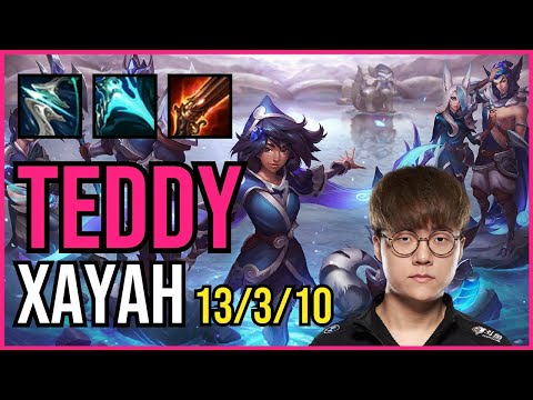 TEDDY - XAYAH vs KAI'SA ADC - KR Challenger - Patch 11.3