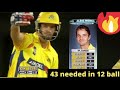 Albie Morkel 28 Runs In 6 Balls Vs Virat Kohli Csk Needs 43 Runs In 12 Balls Amazing Win
