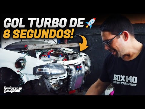 GOL TURBO DE PISTA 🚀 TURBINA GIGANTE, ICE COOLER E METANOL + CHEVETTE TURBO DE DRIFT 300CV (BOX 140)