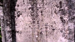 preview picture of video 'Robert Bell Gravestone Kinross Perthshire Scotland'