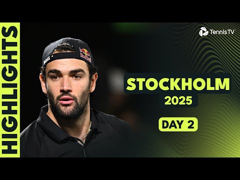 Ymer Brothers Clash; Berrettini, Cilic & More In Action | Stockholm 2025 Day 2 Highlights
