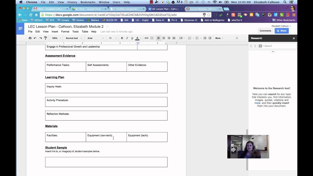 LEC Digital Educator Lesson Plan Template Tutorial