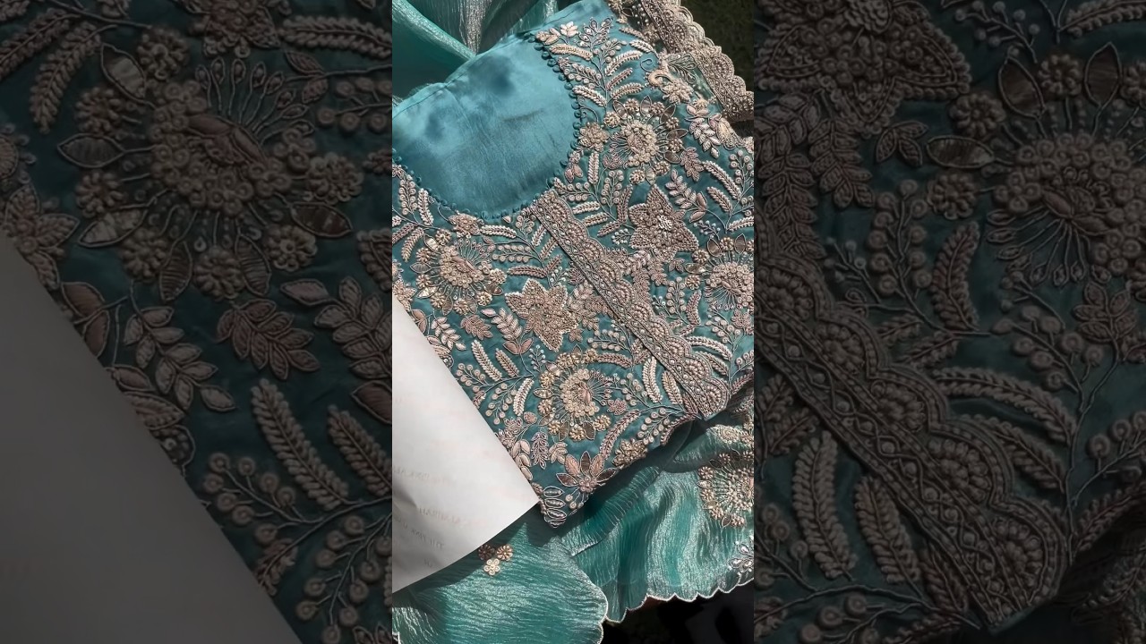 LUXURY ORGANZA SILK KURTA🌸 | link in description ✨