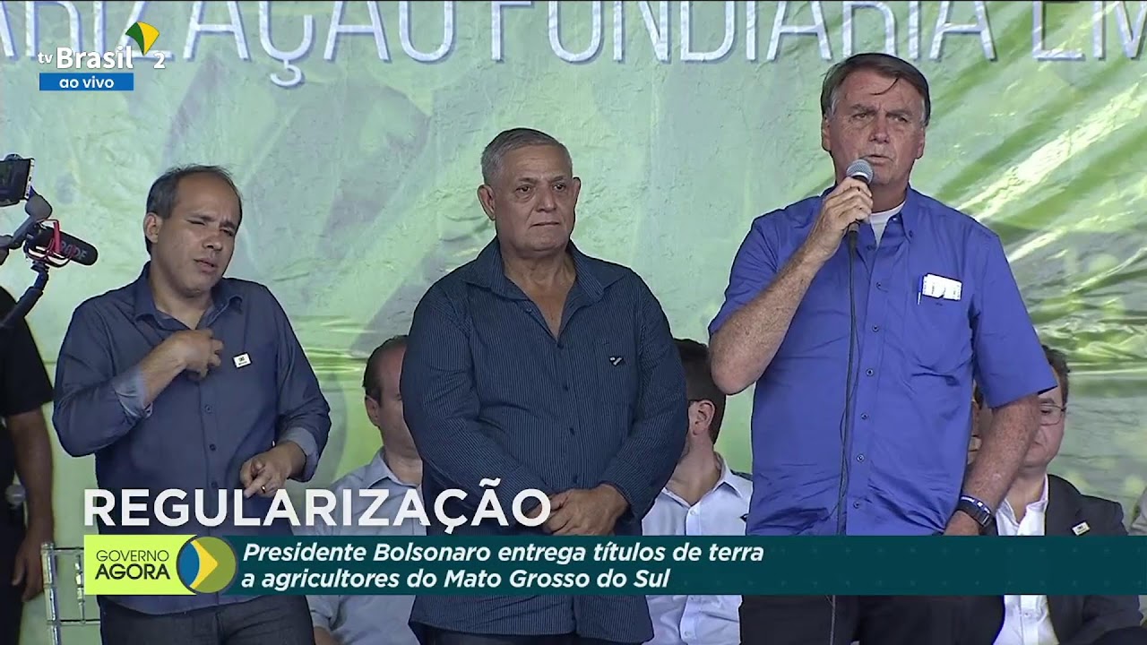 #AoVivo: Cerimônia alusiva à Regularização Fundiária (MS)