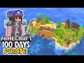 I Survived 100 Days As A Pirate In Minecraft