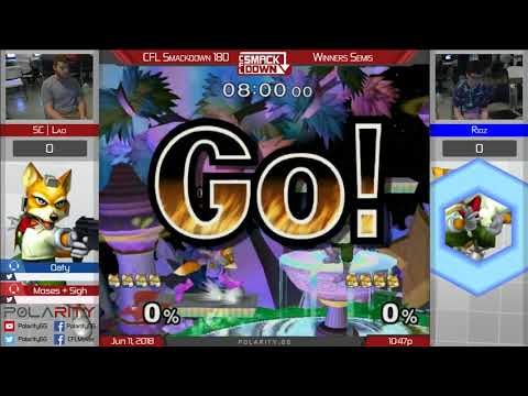 CFL Smackdown 180 Melee - Lad (Fox) vs Ridz (Blue) - Winners Semis