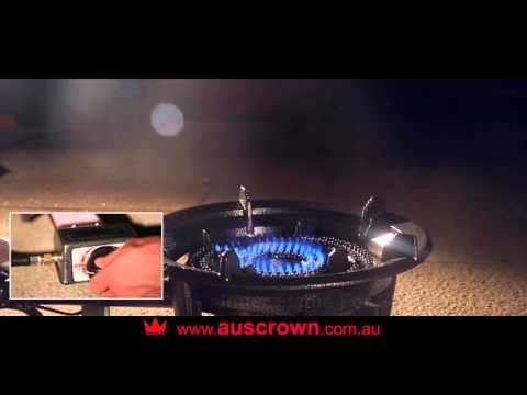 Rambo ring burner with automatic ignition