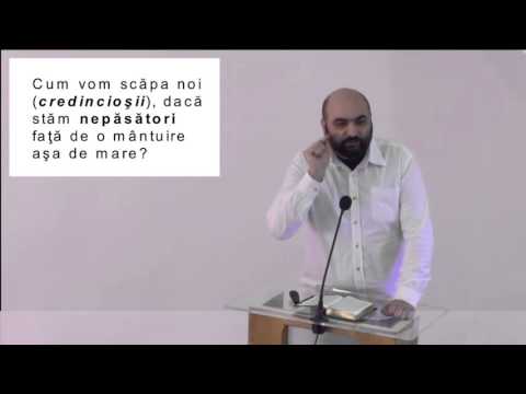 Samuel Ghica - Evrei 10:32 - 39 - Pentru a ajunge la capat, avem nevoie de rabdare