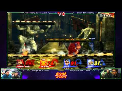 S@X Monthly - Average Joe & Kenny Vs. WS | Boss & Mor | Chudat - SSB4 Doubles WS - Smash 4