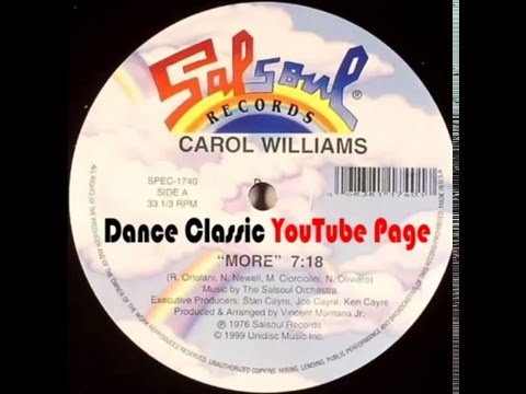Carol Williams - More (Original 12" Version)