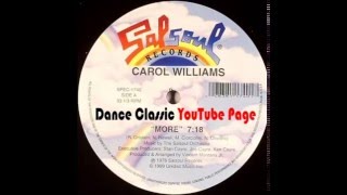 Carol Williams - More (Original 12" Version)