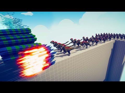 50x RAPTORS (T-Rex) vs 3x EVERY GOD 🦖🦖🦖 | Totally Accurate Battle Simulator TABS