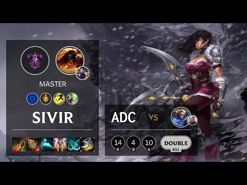 Sivir ADC vs Ezreal - EUW Master Patch 10.20