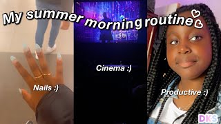 My summer moring routine // a summer day in my life