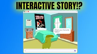 How to make an interactive story on scratch!