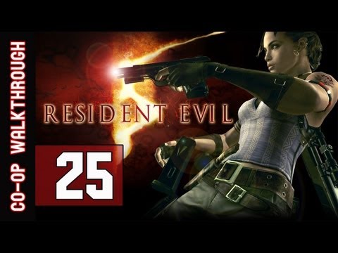 Resident Evil 5 Walkthrough: Part 25 Sneak On the Ship - Gameplay & Commentary (Co-op)