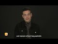 Buddy Vedder spreekt Rami Malek over zijn boevenrol in James Bond - RTL BOULEVARD