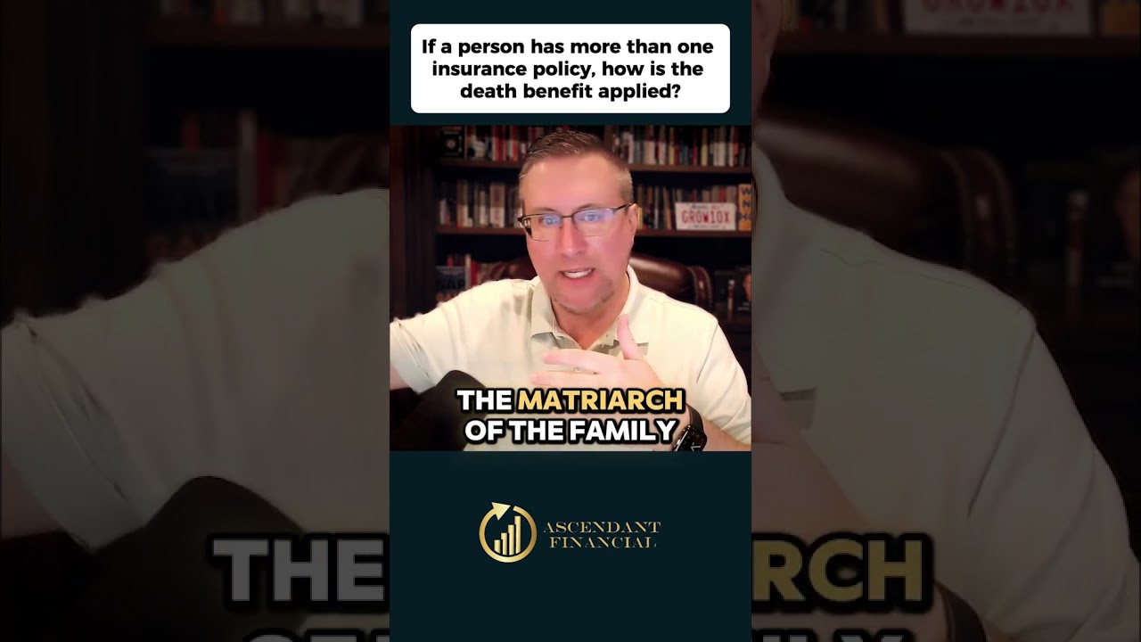 If a person has more than one insurance policy, how is the death benefit applied?: YouTube Thumbnail