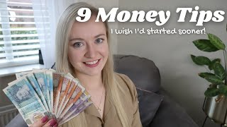 9 Money Tips I wish I'd started sooner!