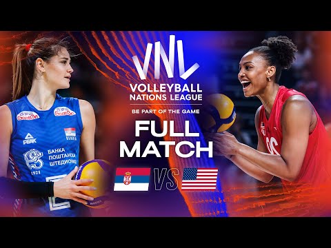 🇷🇸 SRB vs. 🇺🇸 USA - Full Match | Women's VNL 2023