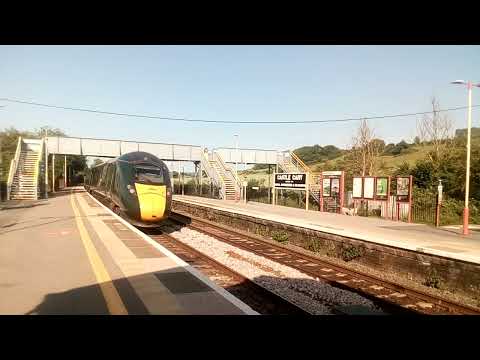 Castle Cary High Speed Gwr diesel powered unit breaks the silence