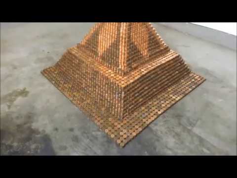 The making of the new world record Penny Pyramid