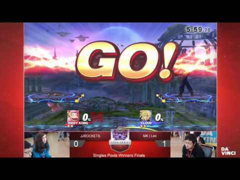 UGC Smash 4 Singles Pools - JJROCKETS (Diddy Kong) vs, SF HDG l MK Leo (Cloud)
