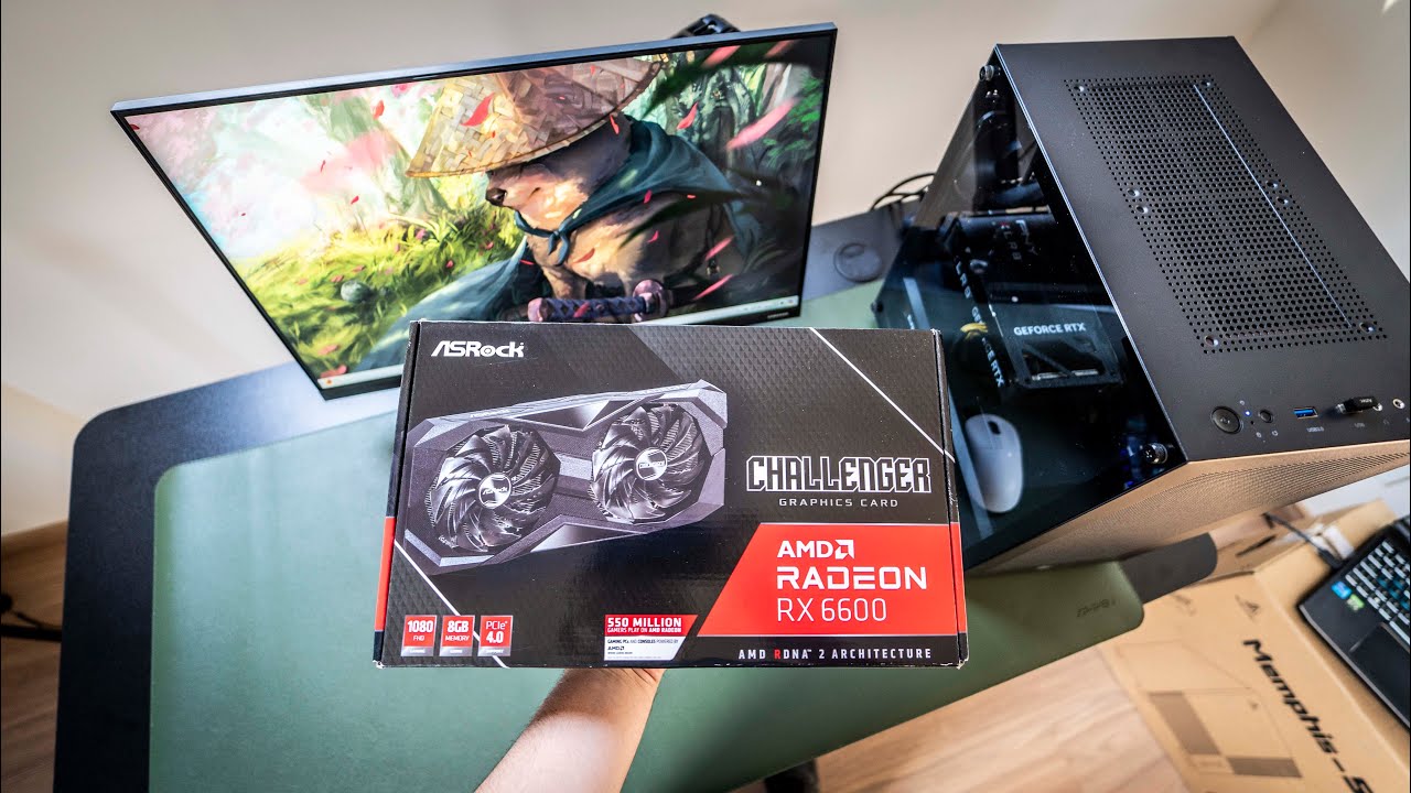 fazendo Upgrade de Placa de Vídeo no PC Gamer Barato !!! (RX 6600 + Ryzen 5 5600gt)