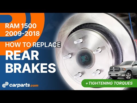 How to replace the Rear Brakes 2009-2018 Dodge RAM 1500