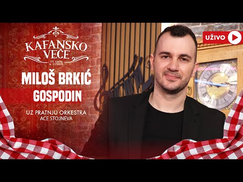 MILOS BRKIC - GOSPODIN | UZIVO | ORK ACE STOJNEVA | 2024 | KAFANSKO VECE