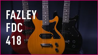 Video thumbnail for Fazley FDC418 Black/BB/TCRed guitare électrique Impression I Bax Music FR by Bax Music FR