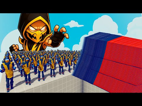 200x SCORPION + 1x GIANT vs EVERY GOD - Totally Accurate Battle Simulator TABS