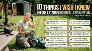 10 things I wish I knew before I started Robotic Lawn Mowing