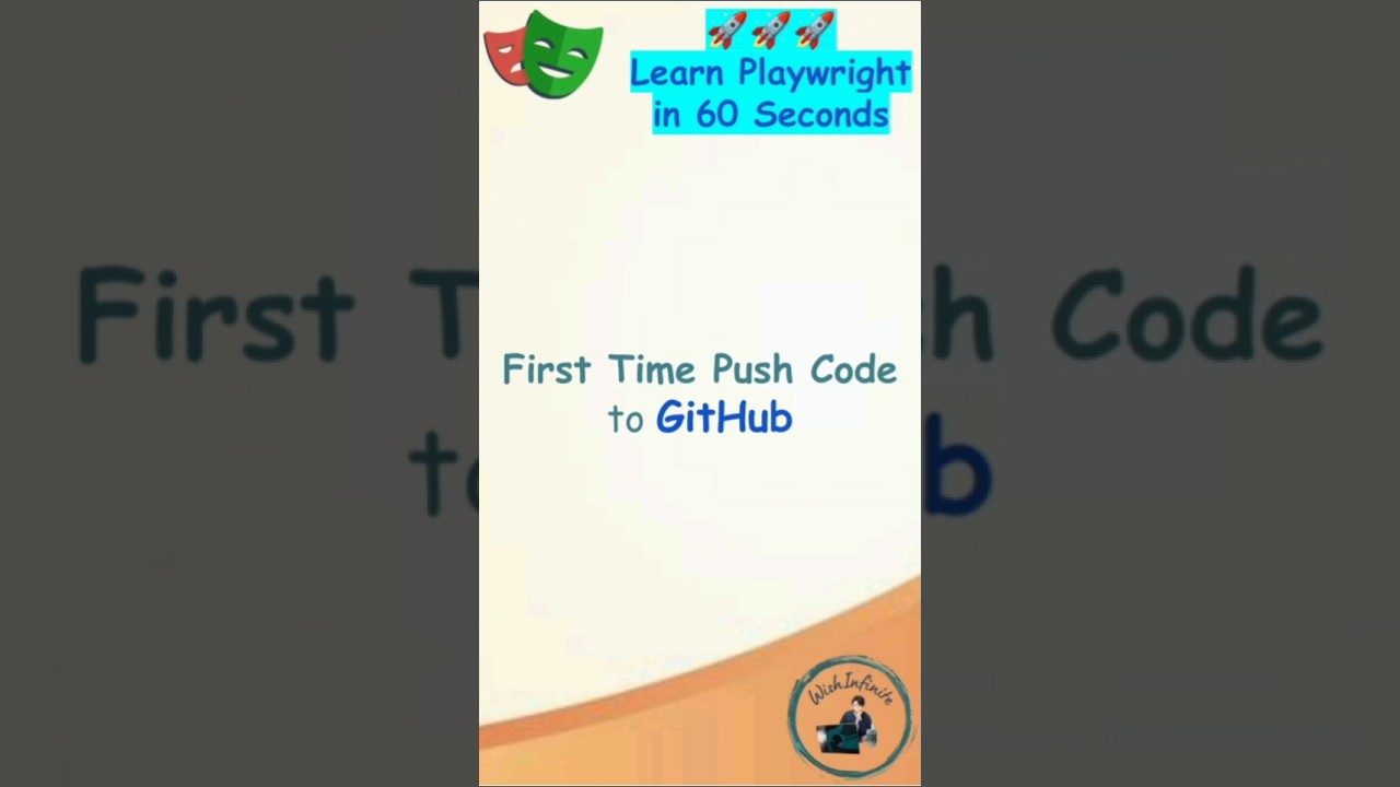 Playwright Tutorial | First Time Push Code to Github #playwright