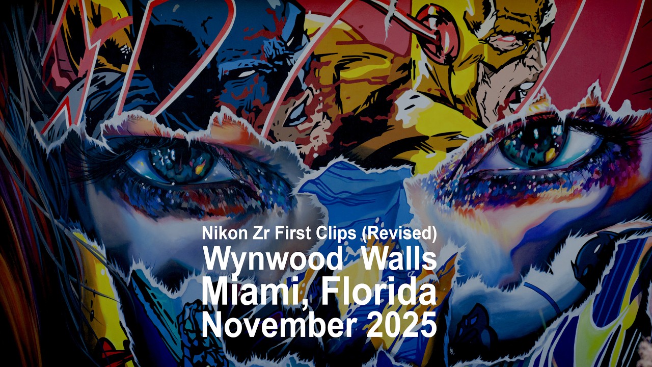 Nikon Zr First Clips (Revised) - Wynwood Walls, Miami, Florida