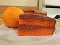 Orange Cake from Cake Mix (with Chocolate Frosting)