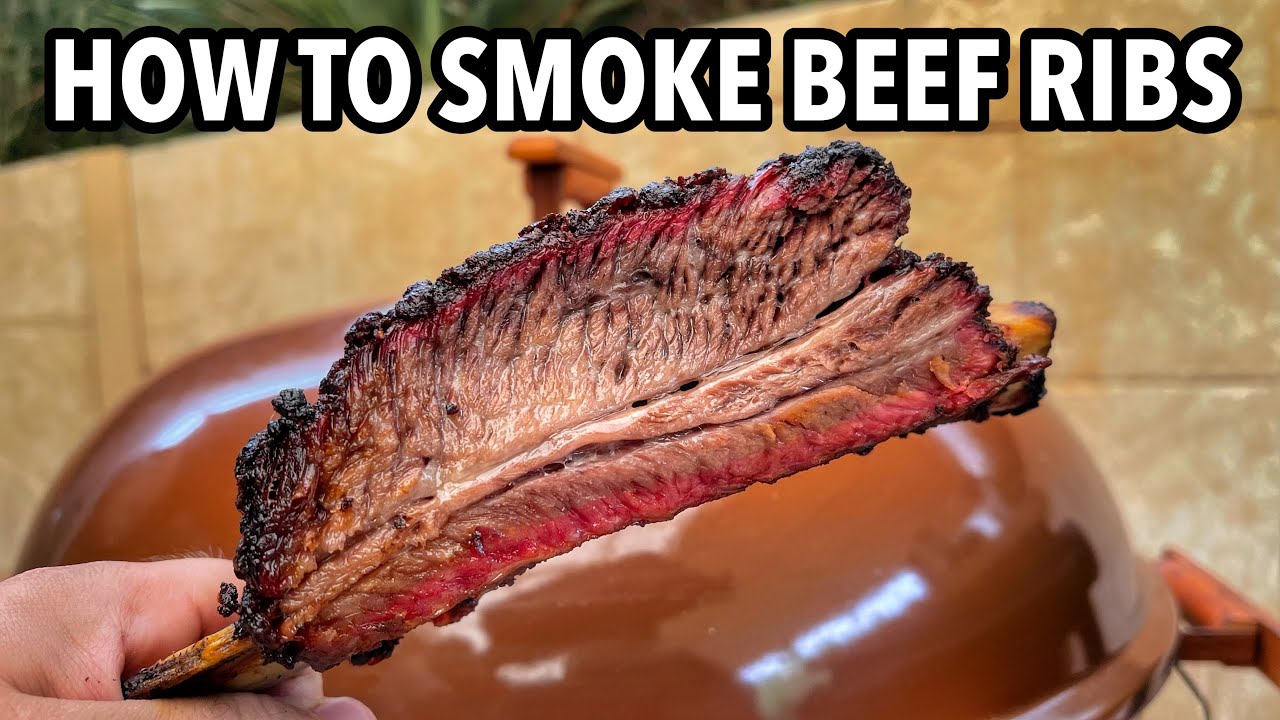 How to Smoke Beef Ribs in a Weber Kettle
