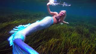 Blue Tailed Mermaid Melissa: Peaceful Relaxing Bac