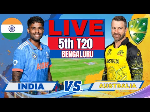 🔴 Live: India vs Australia 5th T20 Match Score & commentary | Live Cricket Match Today IND vs AUS
